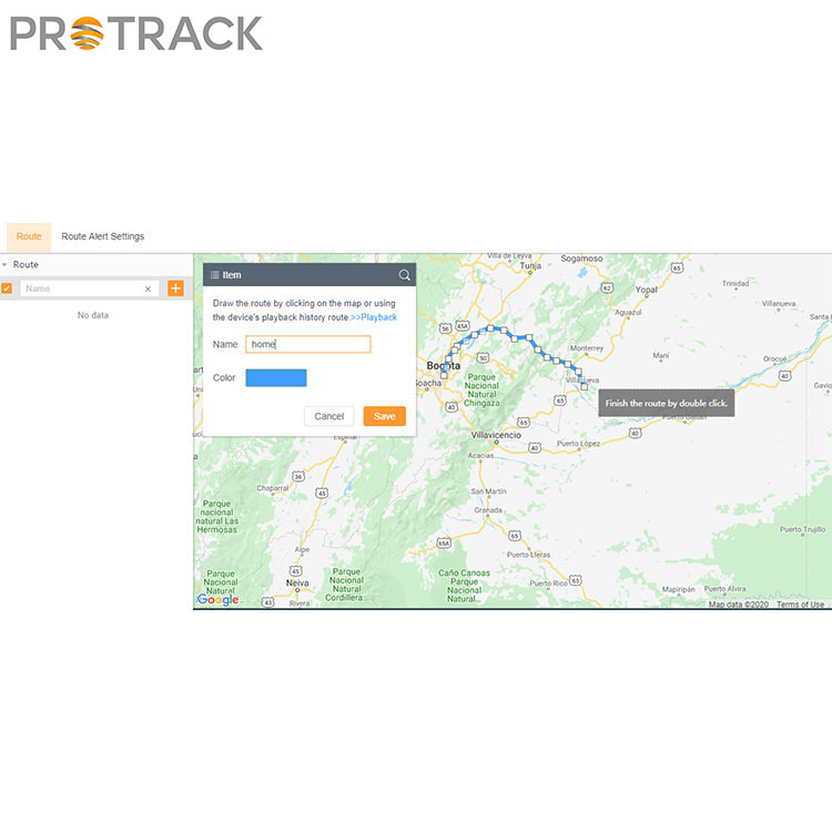 Sistema de seguimiento de flota de vehículos con GPS